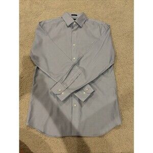 Banana Republic Men Dress Shirt  Grant Slim Fit Non Iron Blue MED (15-15.5)